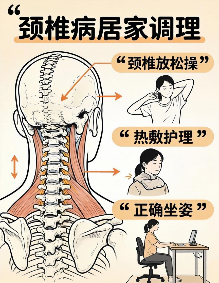 告别颈肩酸痛：在家调理颈椎病的实用指南